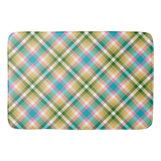 Plaid Bath Mat (Front)