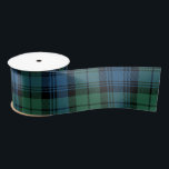 Plaid Blue Green Rustic Campbell Tartan Satin Ribbon<br><div class="desc">Up your gifts wrapping game with this plaid Clan Campbell tartan green blue and black check ribbon. Perfect for anniversary,  family reunions,  other special gift giving occasions you have planned for the year. Celebrate all things Scottish tradition with this cool tartan ribbon</div>