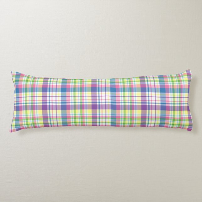 Plaid Body Cushion (Front)