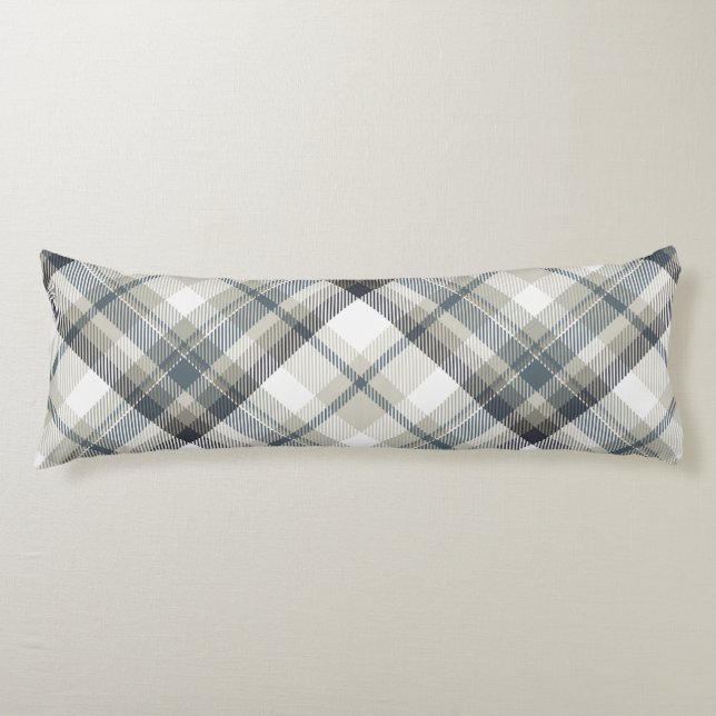 Plaid Body Cushion (Front)