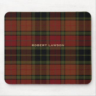 Plaid Browns Mouse Pad