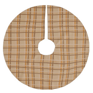 Plaid Brushed Polyester Tree Skirt