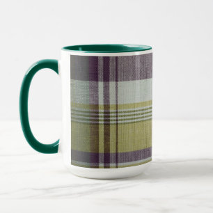 Plaid Ceramic Mug