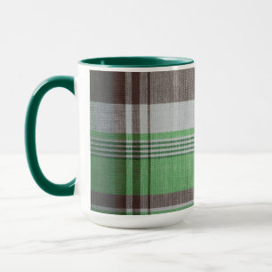 Plaid Ceramic Mug