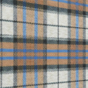 Plaid Checked Fabric Wallpaper