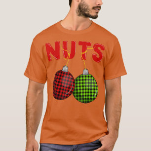Plaid Chest Nuts Chestnuts Matching Couples Christ T-Shirt