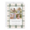Plaid Christmas Card with Photo