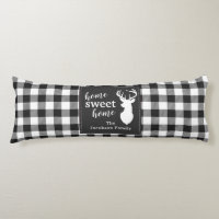 Plaid Christmas Holiday Home Sweet Personalised
