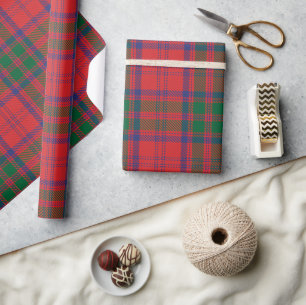 Plaid Christmas Holiday Rustic Tartan Wrapping Paper