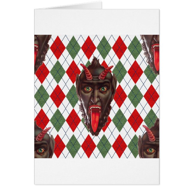 plaid christmas krampus (Front)