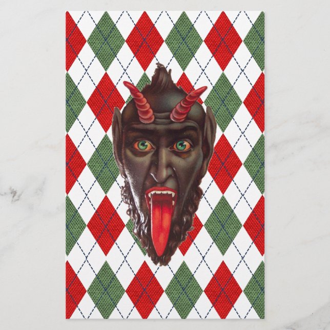 plaid christmas krampus (Front)