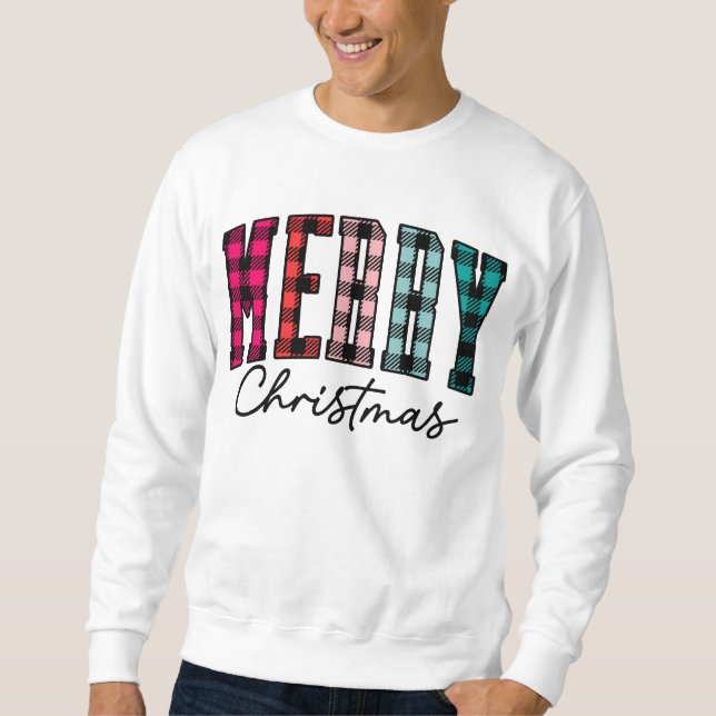 Plaid Christmas Sweatshirts | Men's Multi Colour (Front)