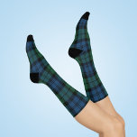 Plaid Clan Campbell Green Rustic Tartan Socks<br><div class="desc">Complete your gifting needs with this cute plaid clan Campbell tartan pattern socks for any special occasion including birthdays,  anniversaries,  holidays</div>