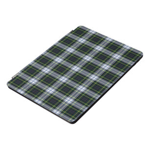 Plaid Clan Gordon Green White Rustic Tartan iPad Pro Cover