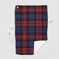 Plaid Clan MacLachlan Purple Black Check Tartan