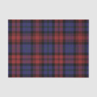 Plaid Clan MacLachlan Red Purple Check Tartan