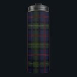 Plaid Clan Malcolm Green Purple Scottish Check Thermal Tumbler<br><div class="desc">Featuring the popular traditional clan Malcolm Scottish plaid pattern. This classic elegant plaid pattern makes this thermal tumbler an appreciated gift to every true Clan Malcolm lover on any special occasion or treat yourself</div>