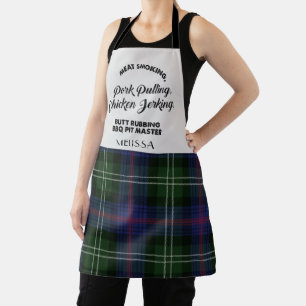 Plaid Clan Sutherland Chequered Tartan Kitchen Apron