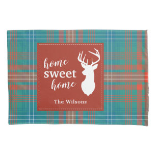 Plaid Clan Wilson Rustic Colourful Tartan Pillowcase