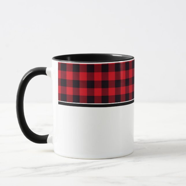 Plaid Coffee Mug (Left)