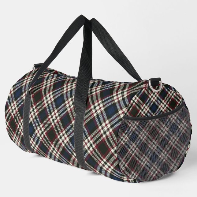 Plaid Duffle Bag (Right Corner)