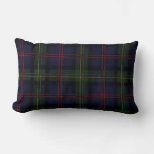 Plaid Elegant Rustic Classic Malcolm Tartan Lumbar Cushion