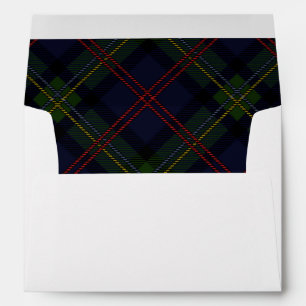 Plaid Elegant Rustic Classic Tartan Envelope