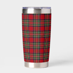 Plaid Elegant Rustic Stewart Tartan Insulated Tumbler