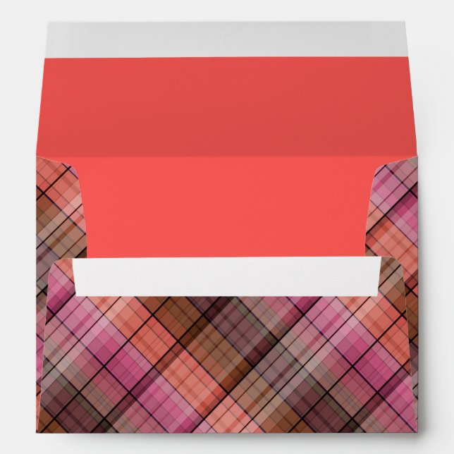 Plaid Envelope (Back (Bottom))