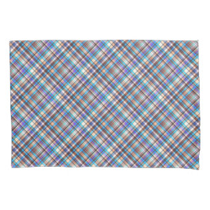 Plaid Fabric Chequered Print Pattern-57689 Pillowcase