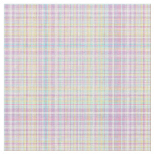 Plaid Fabric-Pastel Baby Blends 23 Fabric