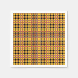Plaid Fabric Texture Brown Stripes-52628 Napkin