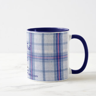 Plaid Fabric, Your Text Here Mug