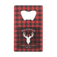 Plaid Family Name Lumberjack Lake House