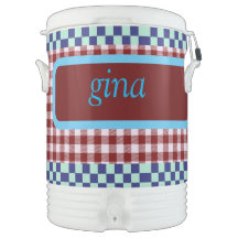 Plaid Gingham Personalised
