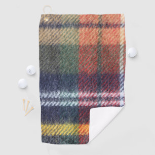 Plaid Golfing Fall Pattern Destiny's Destiny Golf Towel
