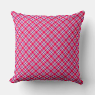 Plaid Grade A Cotton Throw Pillow