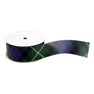 Plaid Green Rustic Classic Tartan Grosgrain Ribbon