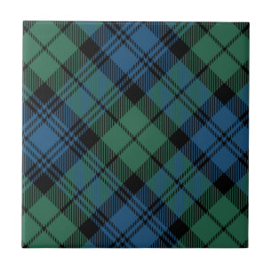 Plaid Green Rustic Farmhouse Campbell Tartan Tile