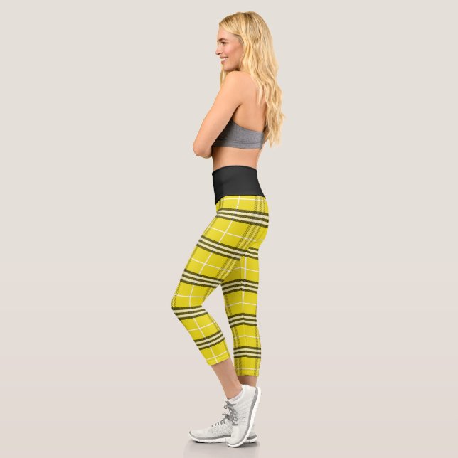 Plaid Hatter Capri Leggings (Left)