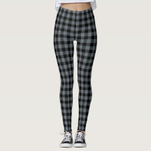 Plaid Holiday Christmas Tree Grey 