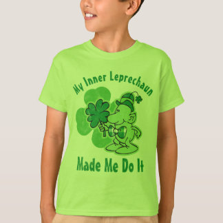Plaid Inner Leprechaun T-Shirt