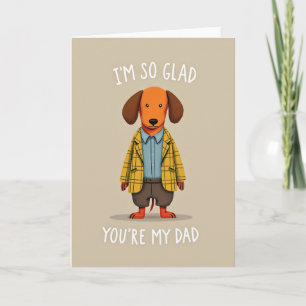 Plaid Jacket Fathers Day Card