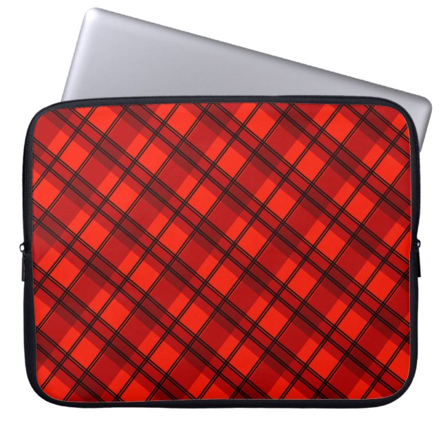 Plaid Laptop Sleeve (Front)