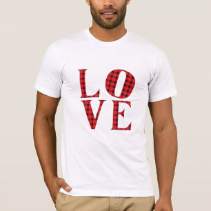 Plaid LOVE T-Shirt