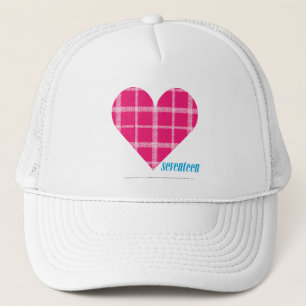 Plaid Magenta 2 Trucker Hat