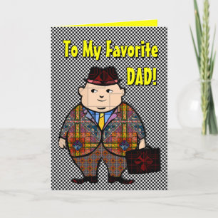 Plaid Man 2 Father's Day Card