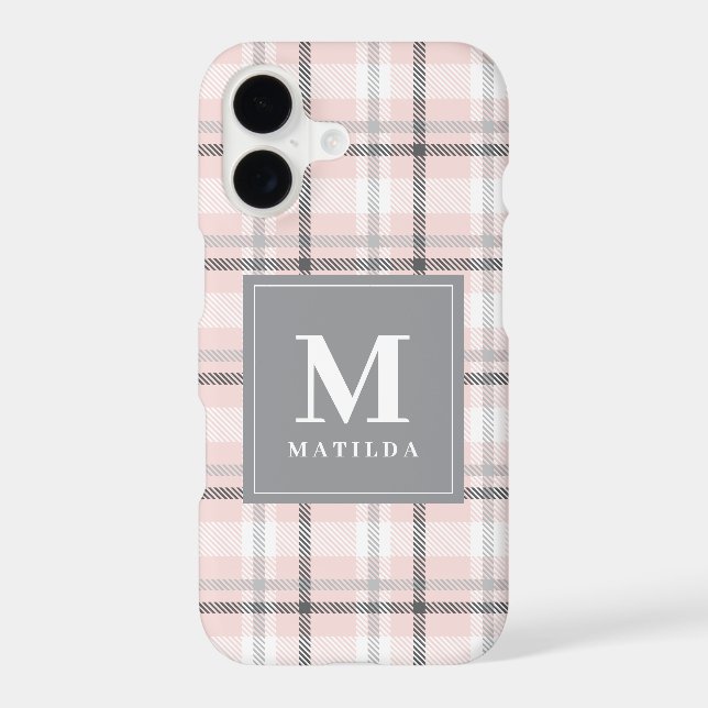Plaid monogram tartan (Back)