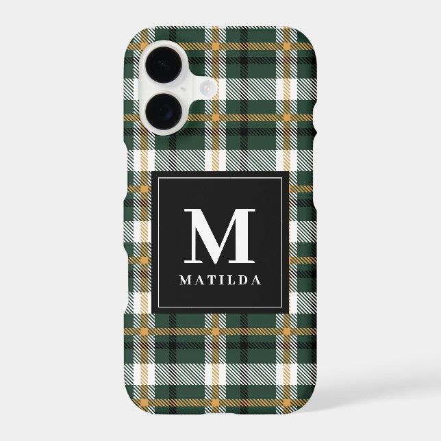 Plaid monogram tartan (Back)