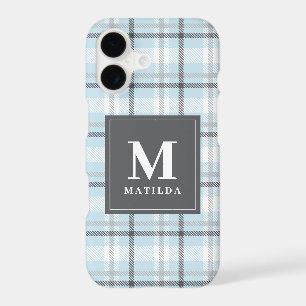 Plaid monogram tartan